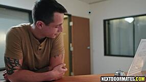 Strangers hook up in hotel for hot action