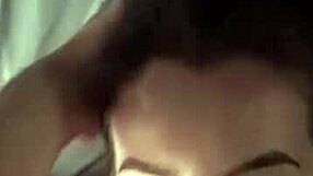 Teen Babe Faces Huge Cock Messily