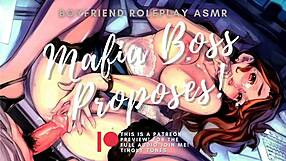 Mafia Boss Proposes To Sugar Baby In Deepthroat Gagging Scene With Male Voice ASMR