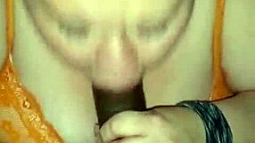 Watch this milf give sloppy head to her son-in-law?