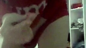 Amateur engages in intense solo masturbation session