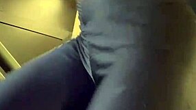 Oral sex and breast sucking in the washroom