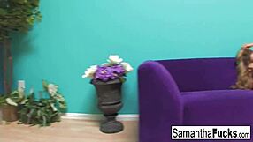 In the steamy scene, Samantha Jayden Jaymes and Jayden Cole engage in intense lesbian fucking, showcasing their big tits and nude bodies.