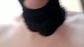 french slut in bdsm solo session, whipping herself hard 😈🔥