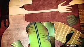 Kumalott - Jodi James Big Tits Brunette Enjoys FMM