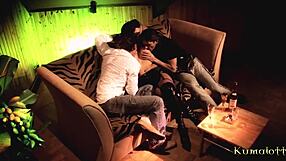 Kumalott - Jodi James Big Tits Brunette Enjoys FMM