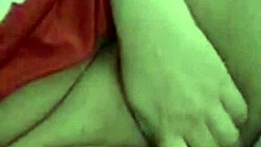 Amateur engages in intense solo masturbation session