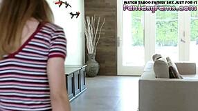 Cock-hungry stepdaughter finally gets all her wet dreams come through