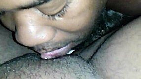 i lick her phat clit close up until she orgasms