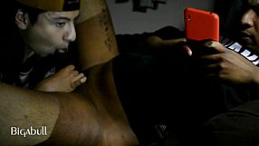 Watch her suck that big black cock?