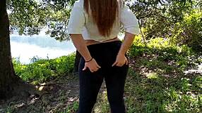 Young girl with stunning ass tempts you