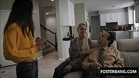 Stepfather Pays Prostitute For Intimate Massage On Her Pussy