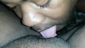 i lick her phat clit close up until she orgasms