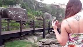 I couldn't resist masturbating on the beach