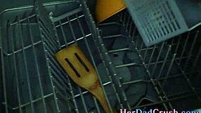 Blonde teen 18+ teases big cock in POV