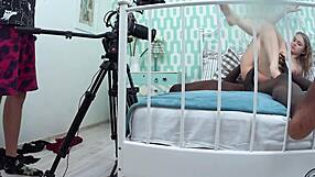 backstage porn shooting with hard cock action