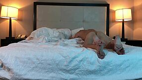 Slim naked attractive woman has her vagina drilled