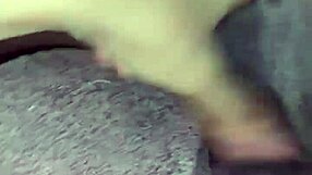 fingering her wet ebony pussy doggy until she squirts 💦