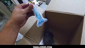 Dirty young slut pounded in butt by stepbrother