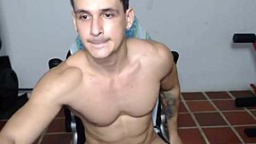 Gay Solo Handjob Action Explodes with Passion!