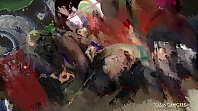 Blonde Girl Blows Delicious Dick On Sofa