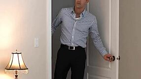 Old guy bangs teen while stepdad shares shocking advice on purity