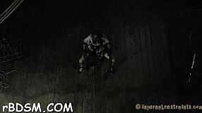 The naughty villein receives a lusty ass whipping before her pussy is tortured with intense pleasure.