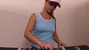 Hey April, why not tease us with a playful solo striptease today?