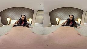 anna rose feels intense pleasure in vr masturbation and hardcore sex