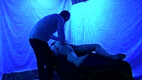 gigi breeze explores blacklight massage techniques in unique session