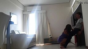 after the game, cuckold invites friend to fuck his tattooed wife