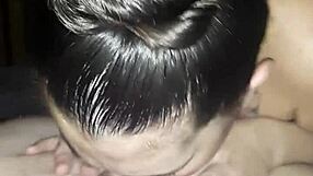 teen teases bf with big ass from behind, getting pounded hard