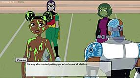 Episode 44 of 18 Titans features intense bumble action in a dating game