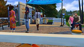 Animated Teen 18+ MILF Group Orgy with Anal Fucking and Vaginal Sex Outdoor