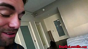 Naughty Stepsis Fucking with Intense Handjob Passion