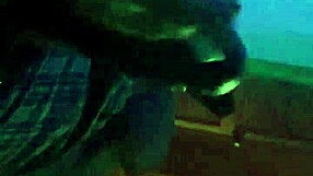 sneaky link gives footjob with huge cumshot