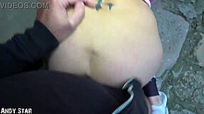 I bent over in Sparrenburg Bielefeld, getting fucked doggystyle and riding until cumshot facial