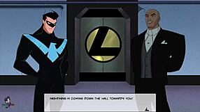 Batgirl fingered in anime hentai