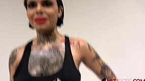 Intense interview with busty tattooed Genevieve Sinn