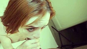 Madi Collins POV Redhead Sucking Big Dick