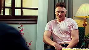 Hairy Tattooed Stud Barebacked by Lover Till Cumshot