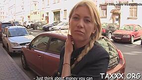 posing for the agent's web camera during casting