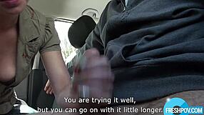 Danny Mancini licks Angel Lima's pussy after class