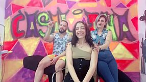 Girlfriend Joins Podcast And Gets Fucked Hard By Both Guys