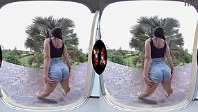 Big ass latina gets fucked hard in VR