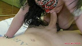 Franco's Slutty MILF Lover Blows Him Rough At Home!