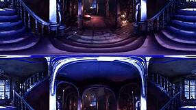 Curly Haired Babe Lacy Channing Performs Blowjob And Doggystyle In Victorian Mansion