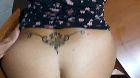 Catch me fucking hot milf stepmother on kitchen chair while she washes dishes