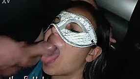 trailer dogging with 3 guys banging me hard and cumming in my mouth on the street