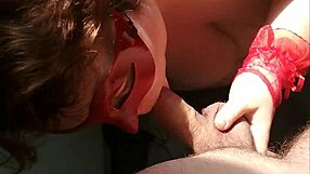 Amateur BBW Devours Lover's Cock Early Morning